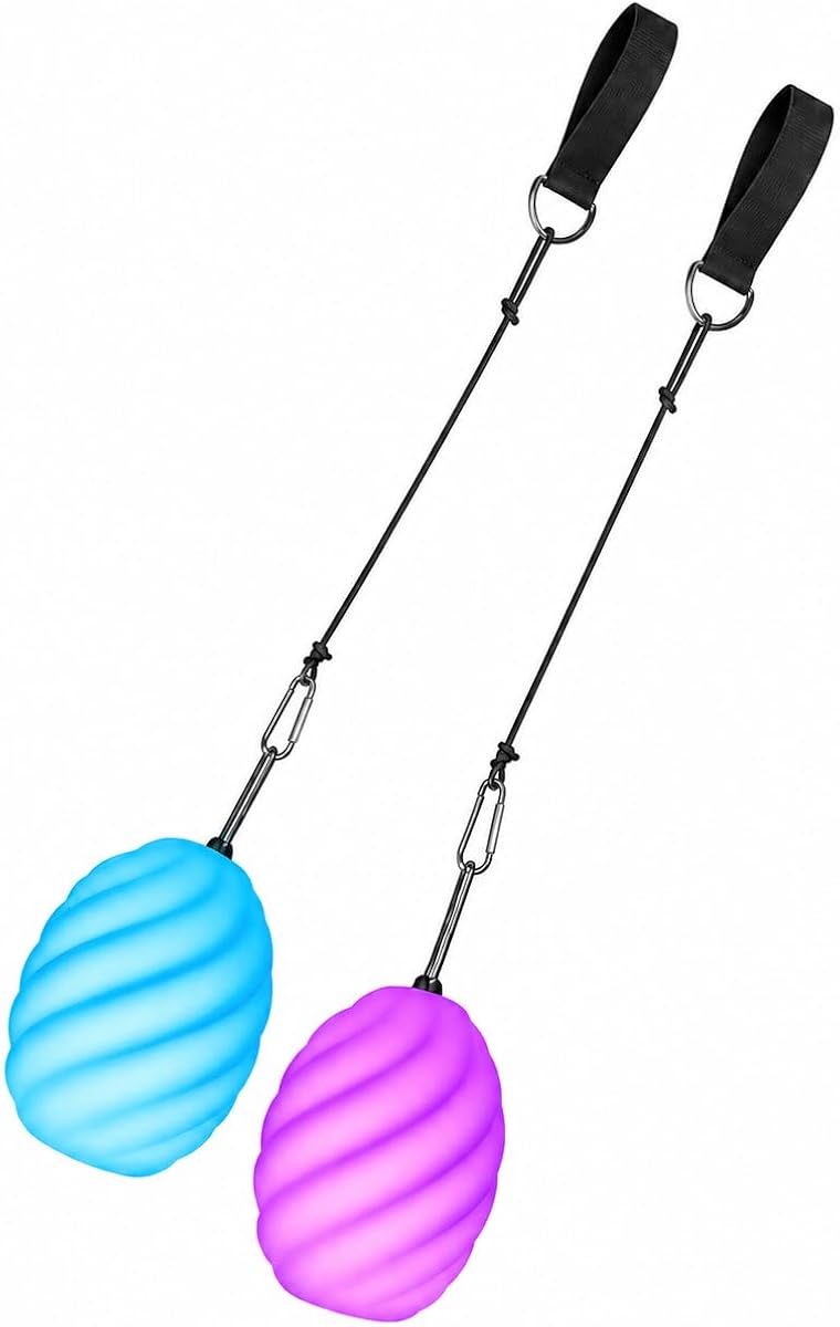 2 Pack LED Poi Balls Set