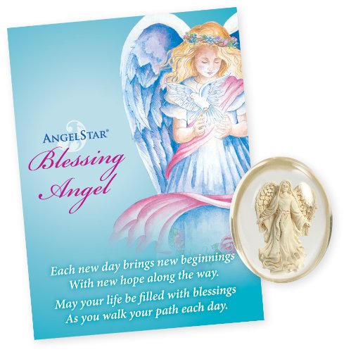 Angelstar 8707 Blessing Angel Worry Stone, 1-1/2