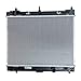 TYC 2890 Toyota Yaris 1-Row Plastic Aluminum Replacement Radiator