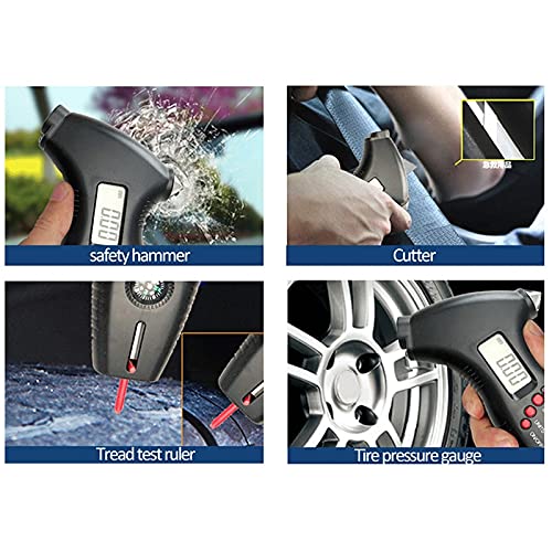 Manometr Cyfrowy miernik ciśnienia w oponach Tester Narzędzie diagnostyczne do opon 0-200 PSI Ciężarówka Motocykl Rower Podświetlenie Wyświetlacz LCD (kolor: 2.0 99.5 PSI) (2,0 99.5 Psi)