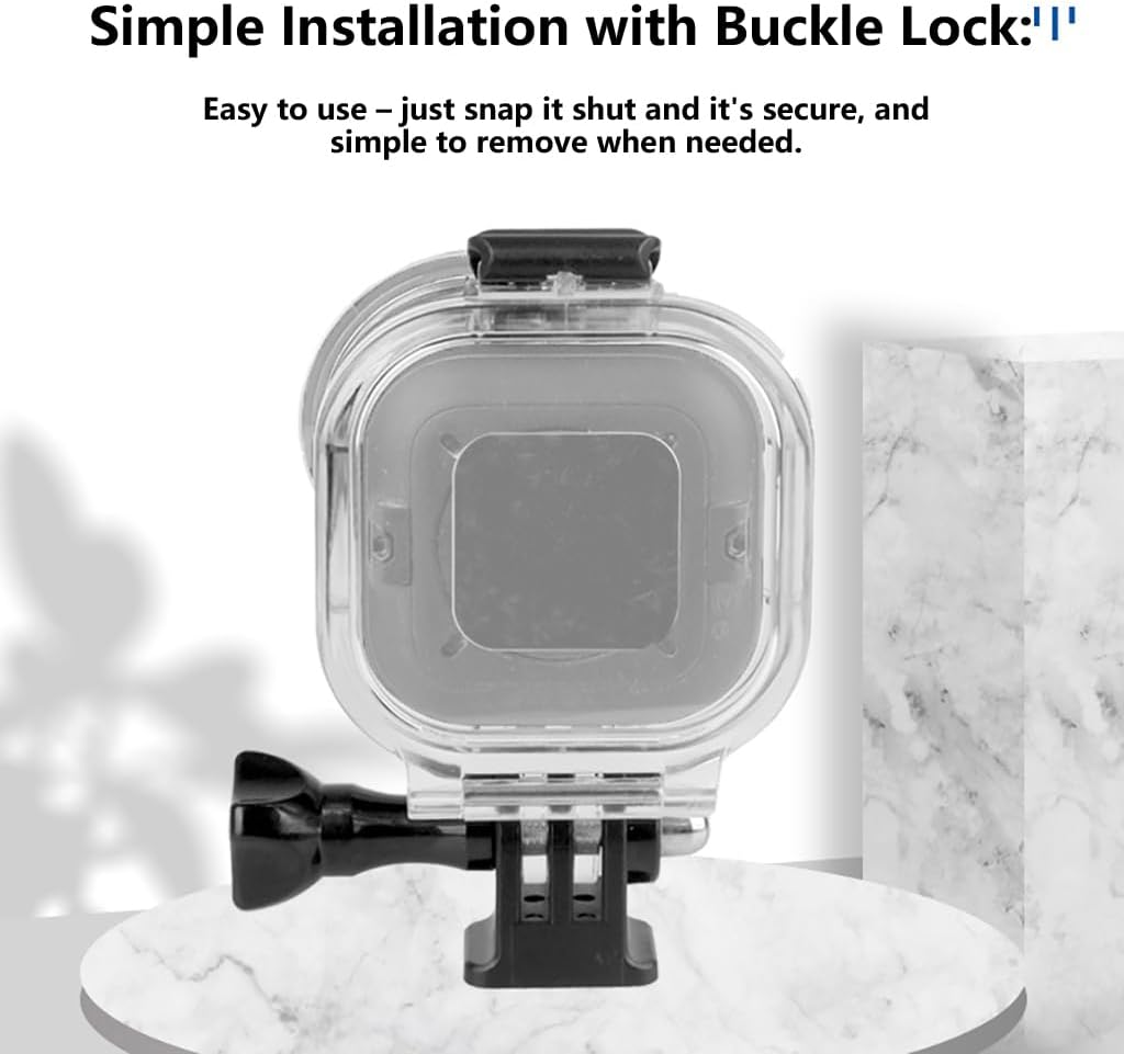 50M Invisible Diving Case, Quick-Release Waterproof Case for OMSO 360/ X4 Air/Go Ultra Camera (for Go Ultra Host)