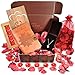 Best Valentine's Day Gift & Anniversary Gifts For Her- INCLUDES: Sterling Silver Necklace, Leather Journal, Rose Petals, Romantic Candles & Bamboo Love Card