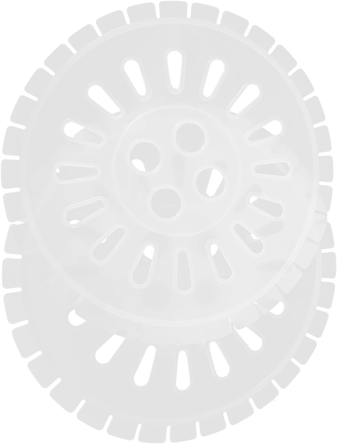 2pcs Universal Washing Machine Spinner Lid Press Plate 25cm Diameter Soft Inner Cover Compatible with Top Load Washer Dehydration and Spin Dryer Replacement Part