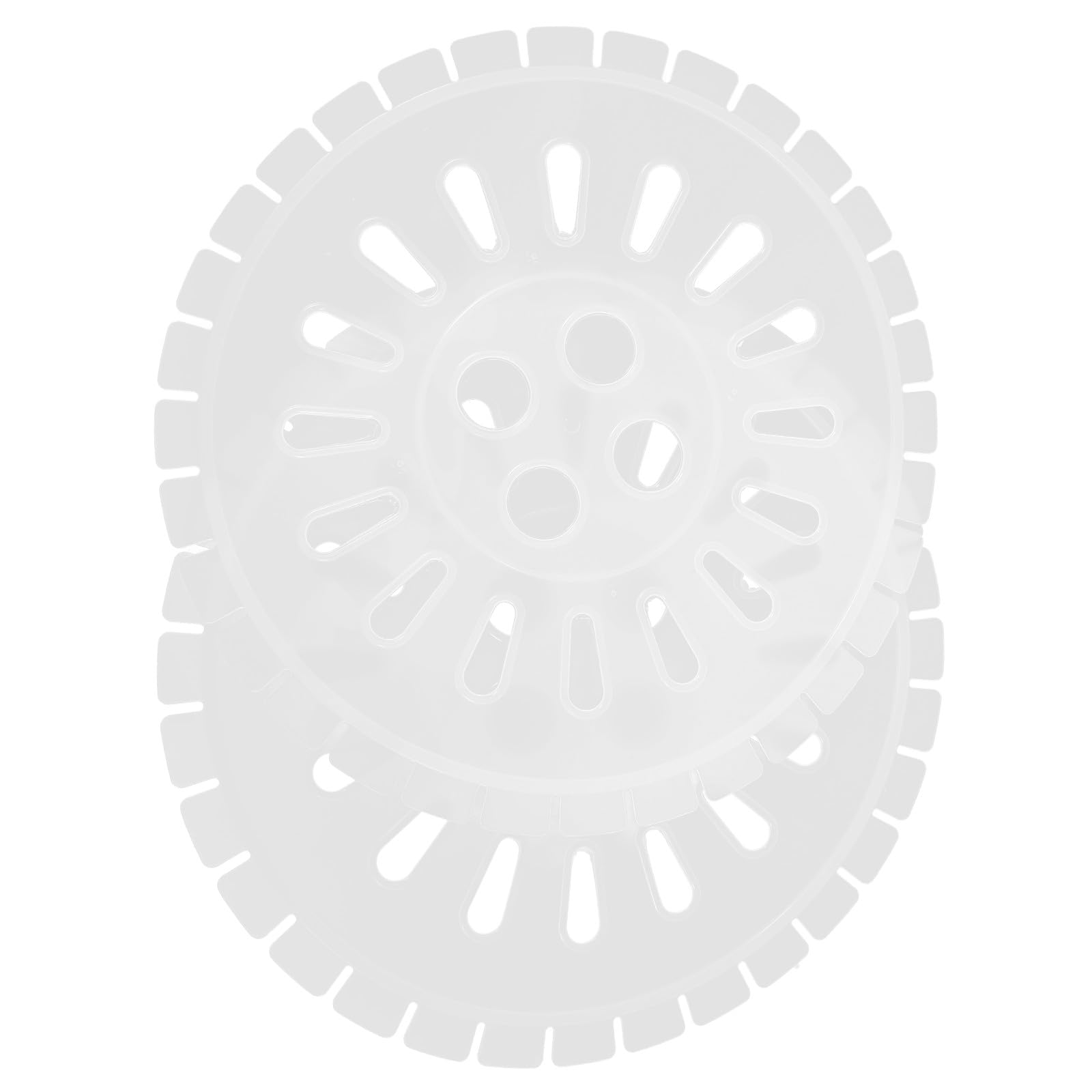 2pcs Universal Washing Machine Spinner Lid Press Plate 25cm Diameter Soft Inner Cover Compatible with Top Load Washer Dehydration and Spin Dryer Replacement Part