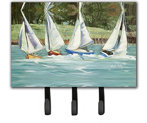 Sailboats On The Bay Leash & Key Holder