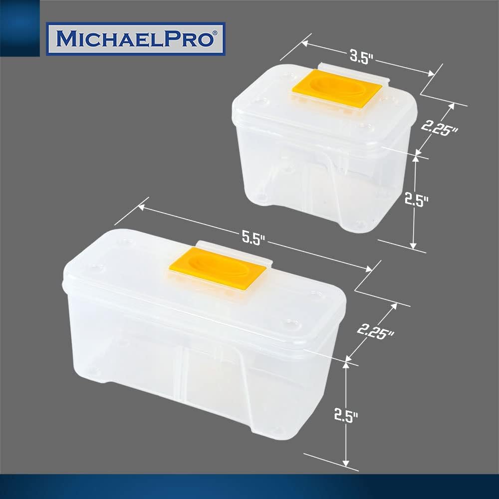 MichaelPro MP014034 Tool Box, Removable Compartment Tool Organizer, Patented Carrying Case for Screws, Bolts, Nuts, Toys, Small Parts Organizer for Fasteners and Crafts