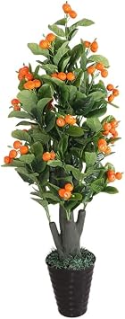 Fake Plants Artificial Plant Artificial Tree Plant Bonsai Fruit Tree Plastic Pots for Home Living Room Shop Hotel Wedding Party Decor Artificial Plants Indoor Outdoors,A-160cm