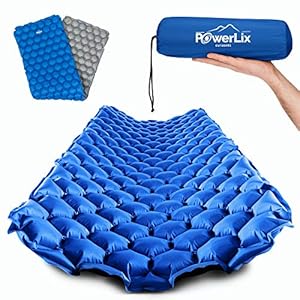 POWERLIX Sleeping Pad – Ultralight Inflatable Sleeping Mat, Ultimate for Camping, Backpacking, Hiking – Airpad…