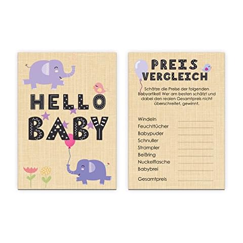Baby Shower Game Price Cards by Nastami Cover