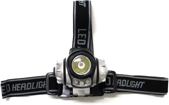 Hawk 3 Led Headlamp With 2 Function Light And Adjustable Elastic Head Strap - Fl17-l31