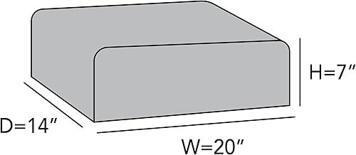 Vista 35 de Covermates Keepsakes - Funda rectangular para electrodomésticos, protección contra el polvo, resistente a las manchas, lavable, funda para Poliéster