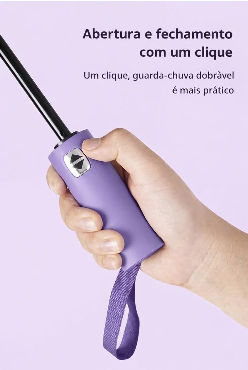 Guarda-Chuva Automático Premium com Proteção UV50+, Preto, 105cm Diâmetro, Abertura e Fechamento Automático, Estrutura em Aço, Impermeável, Compacto 32,5cm, Resistente ao Vento Guarda-Chuva Automático Premium com Proteção UV50+, Preto, 105cm Diâmetro, Abertura e Fechamento Automático, Estrutura em Aço, Impermeável, Compacto 32,5cm, Resistente ao Vento