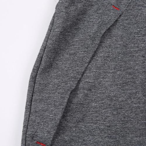 Shorts de algodón para hombre con bolsillos y cintura elástica miniatura 4