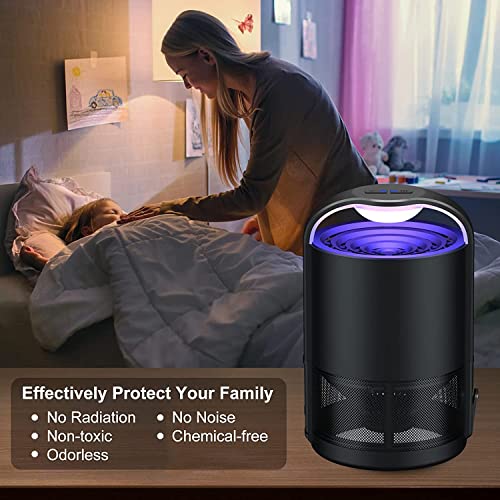 Fly Traps, Gnat Traps, Moth Traps, Mosquito Traps With 10 Sticky Glue Boards Fruit Fly Traps Indoor, Black #TOP3