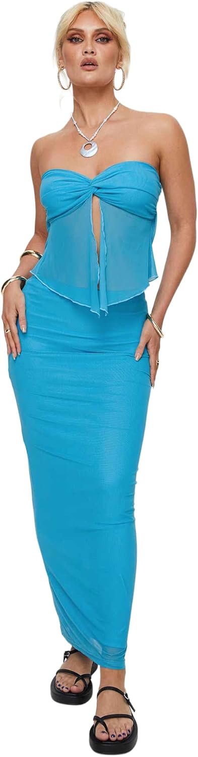 Princess Polly womens Saracho Set Blue