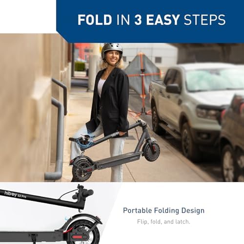 Hiboy S2 Pro Electric Scooter, 500W Motor, 10" Solid Tires, 25 Miles Range - 3
