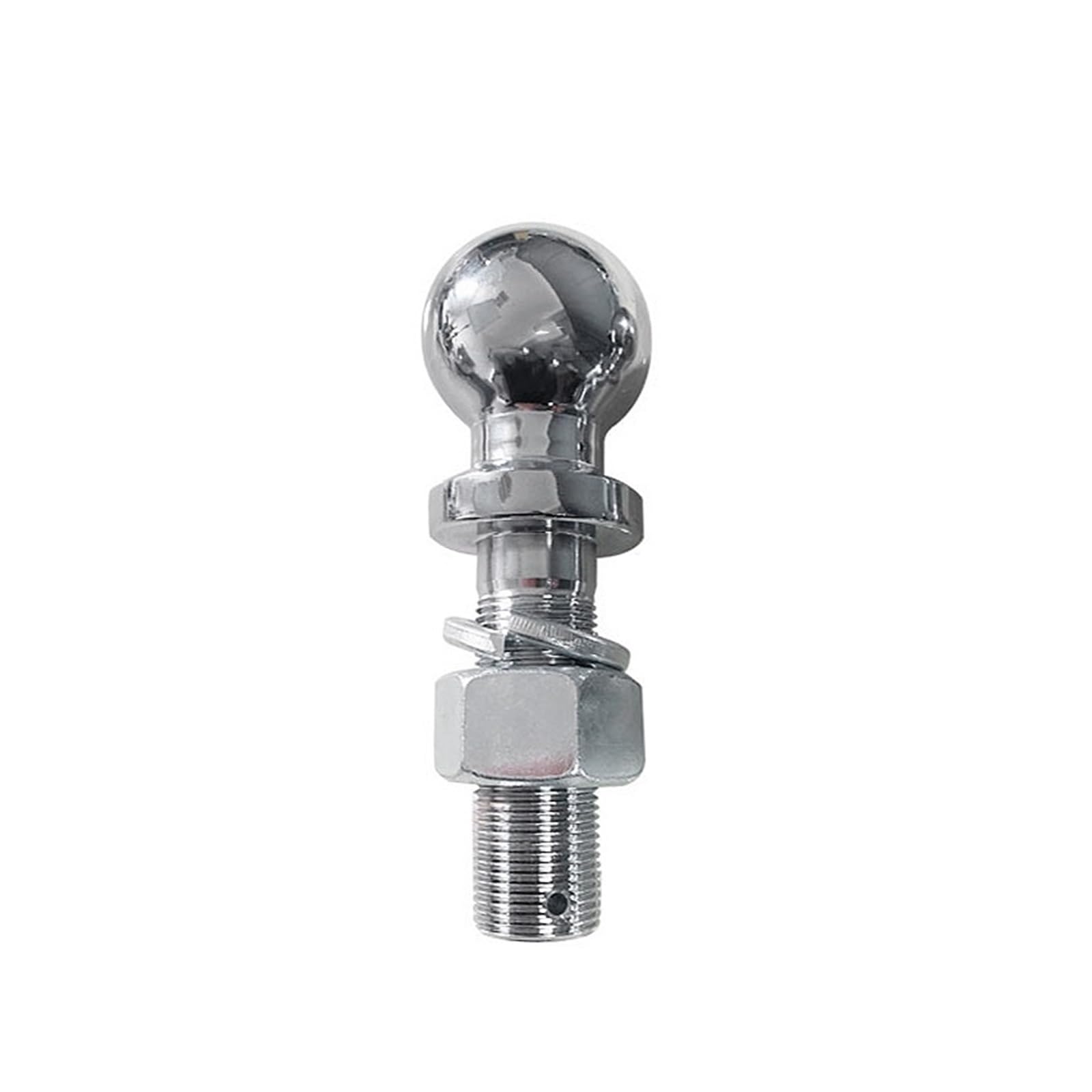 Gancio di traino, Chrome Esteso Diametro Lungo Gancio Di Montaggio Gancio Di Traino Capacità 5000Lbs Accoppiamento Parti Del Rimorchio RV Camper Caravan Accessori(2INCH BALL)