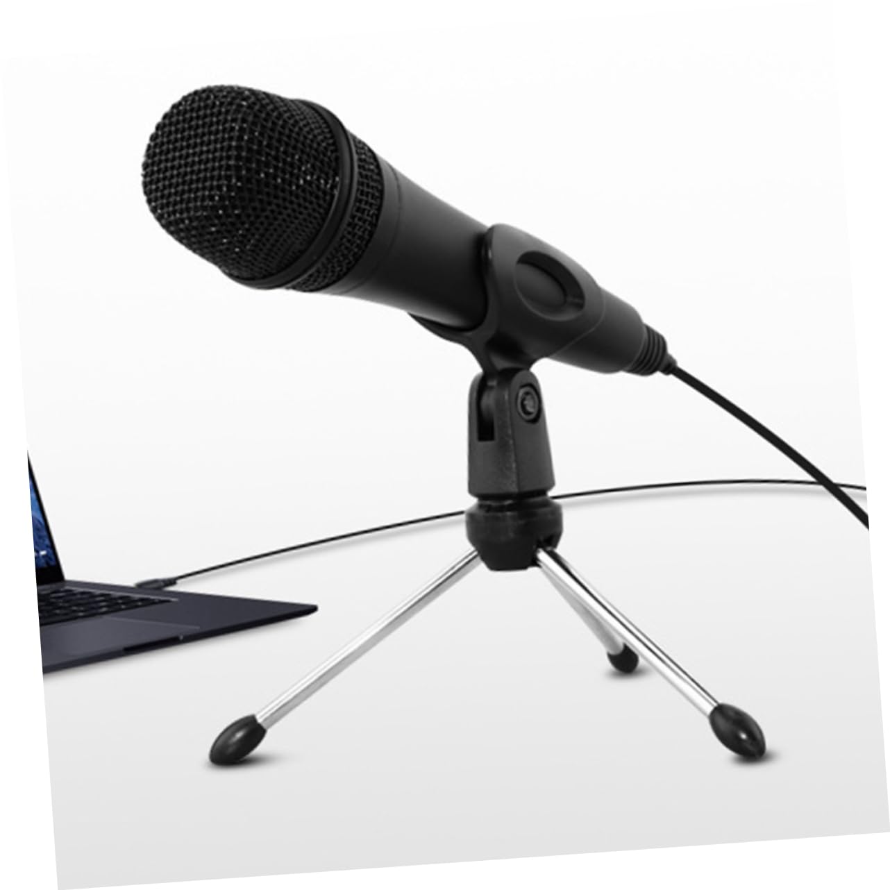 BESPORTBLE Microfono Condensatore Materiale Abs e Metallo Cattura Vocale Accurata USB Cavo per Streaming e Conferenze per Performance Sul Palco e Trasmissioni Radio