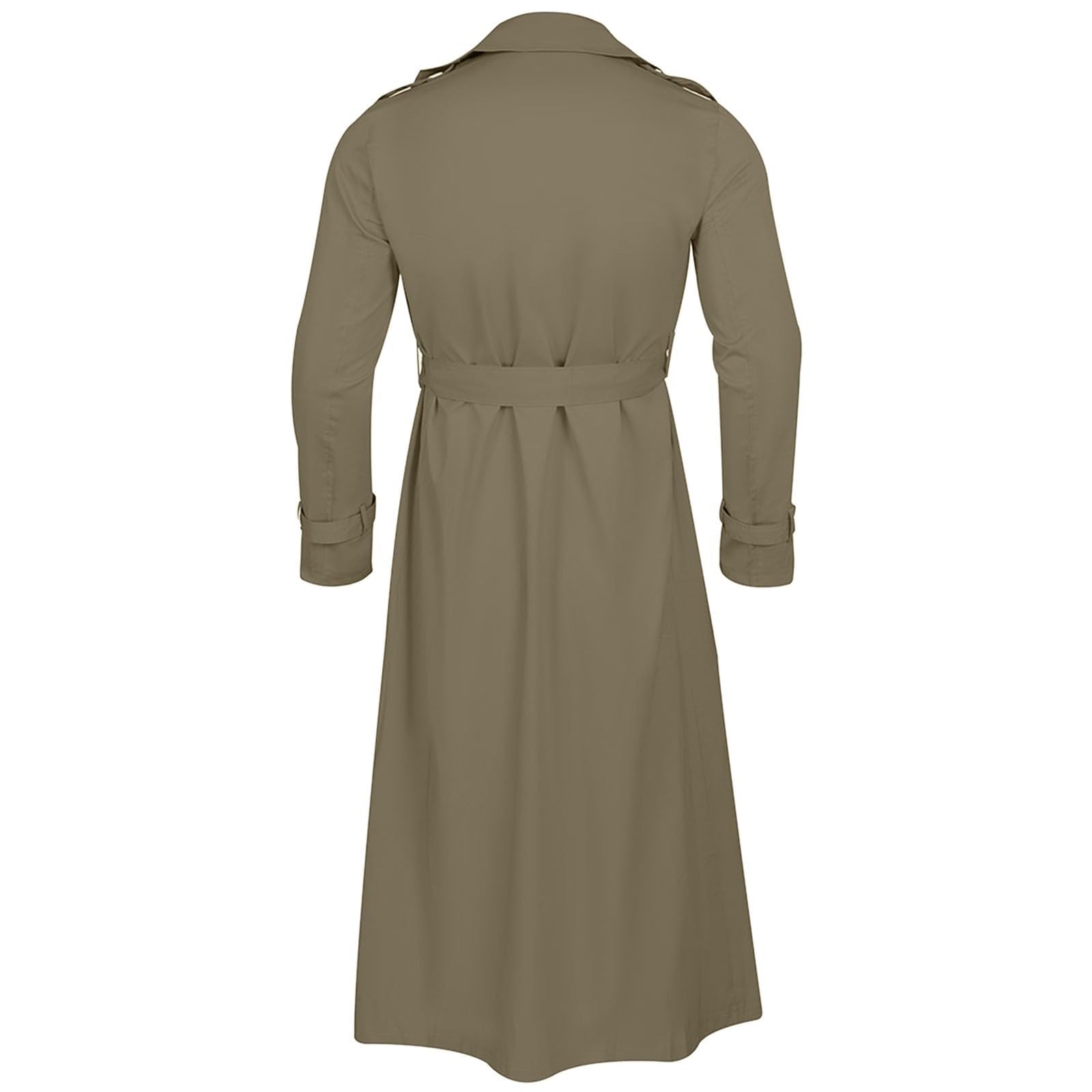 Abrigo largo para hombre con cinturón, abrigo de invierno, cálido, a prueba de viento, abrigos para hombre, abrigos vintage, trinchera, abrigo de entretiempo, elegante, chaqueta de otoño, chaqueta
