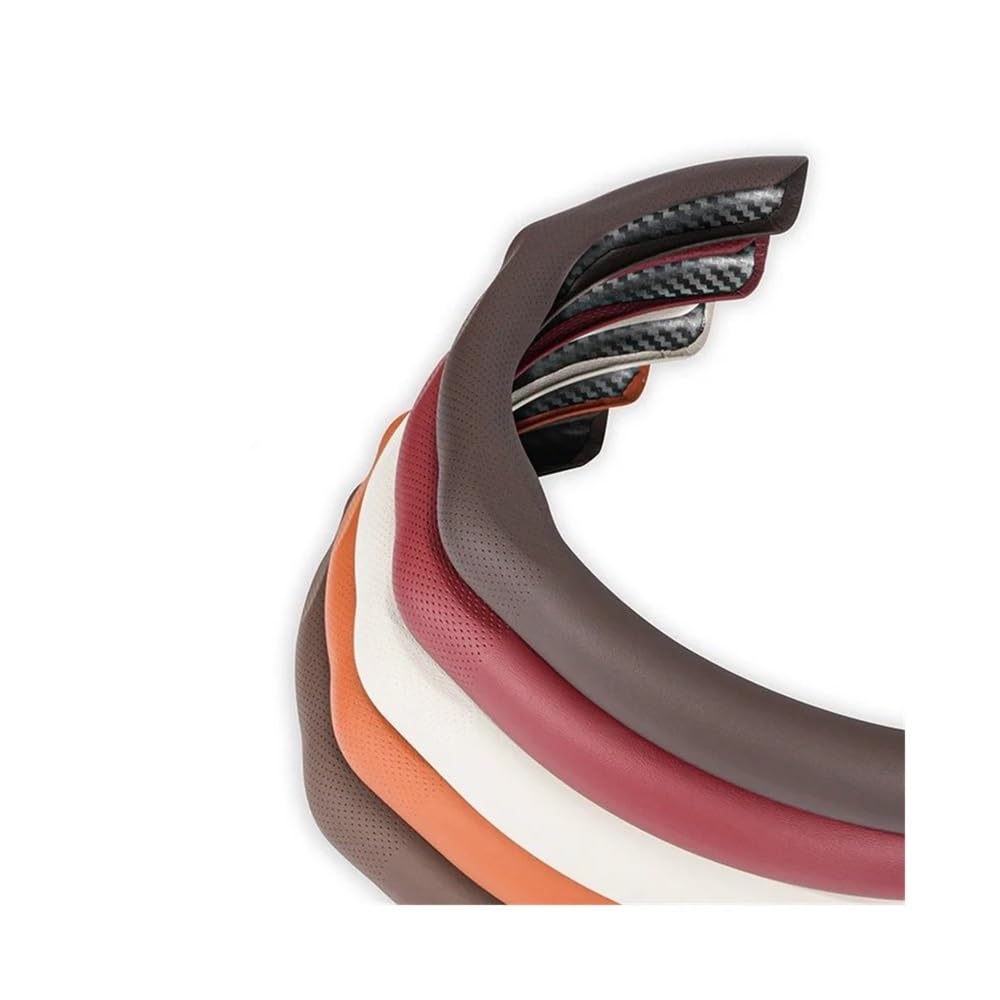 Funda Decorativa para Volante de Coche. Funda para Volante de Coche Perforada, Antideslizante y Transpirable, Modelo Universal.