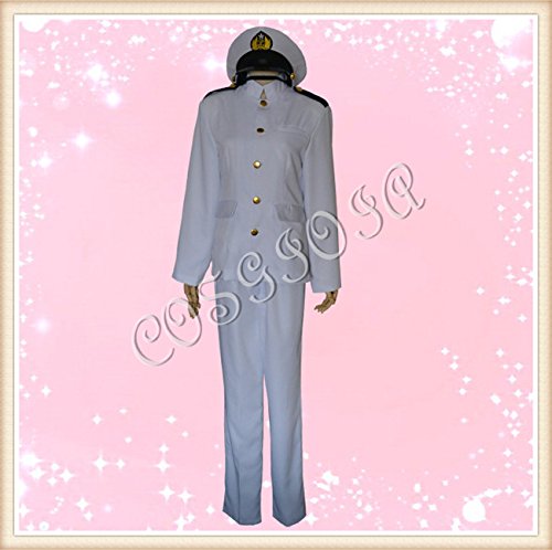 Amazon.co.jp: 大日本海軍 海軍提督 日本軍服 コスプレ衣装 軍服 仮装