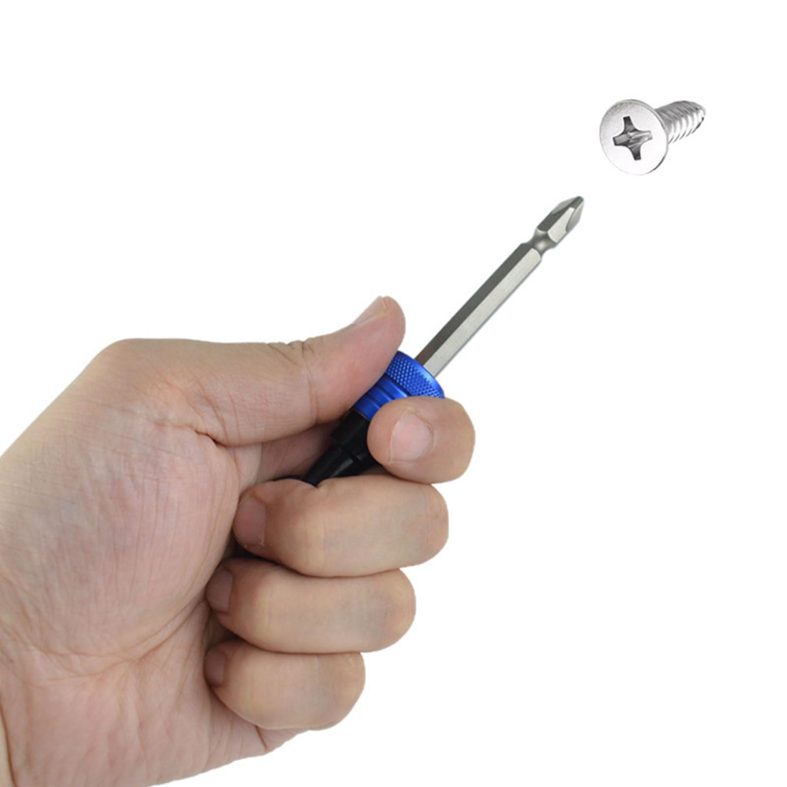 Set 3 Barre Di Prolunga Portapunte Magnetico 1/4" - Per Cacciaviti Elettrici, In Acciaio Cromo-Vanadio - Foto 8