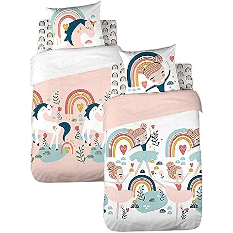 Parure de lit CÔTE DECO Licorne et Danseuse Cover