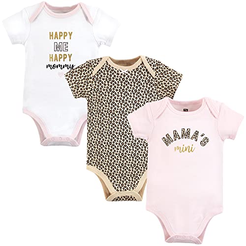 Image of Hudson Baby Baby Girls' 3pc Cotton Bodysuits