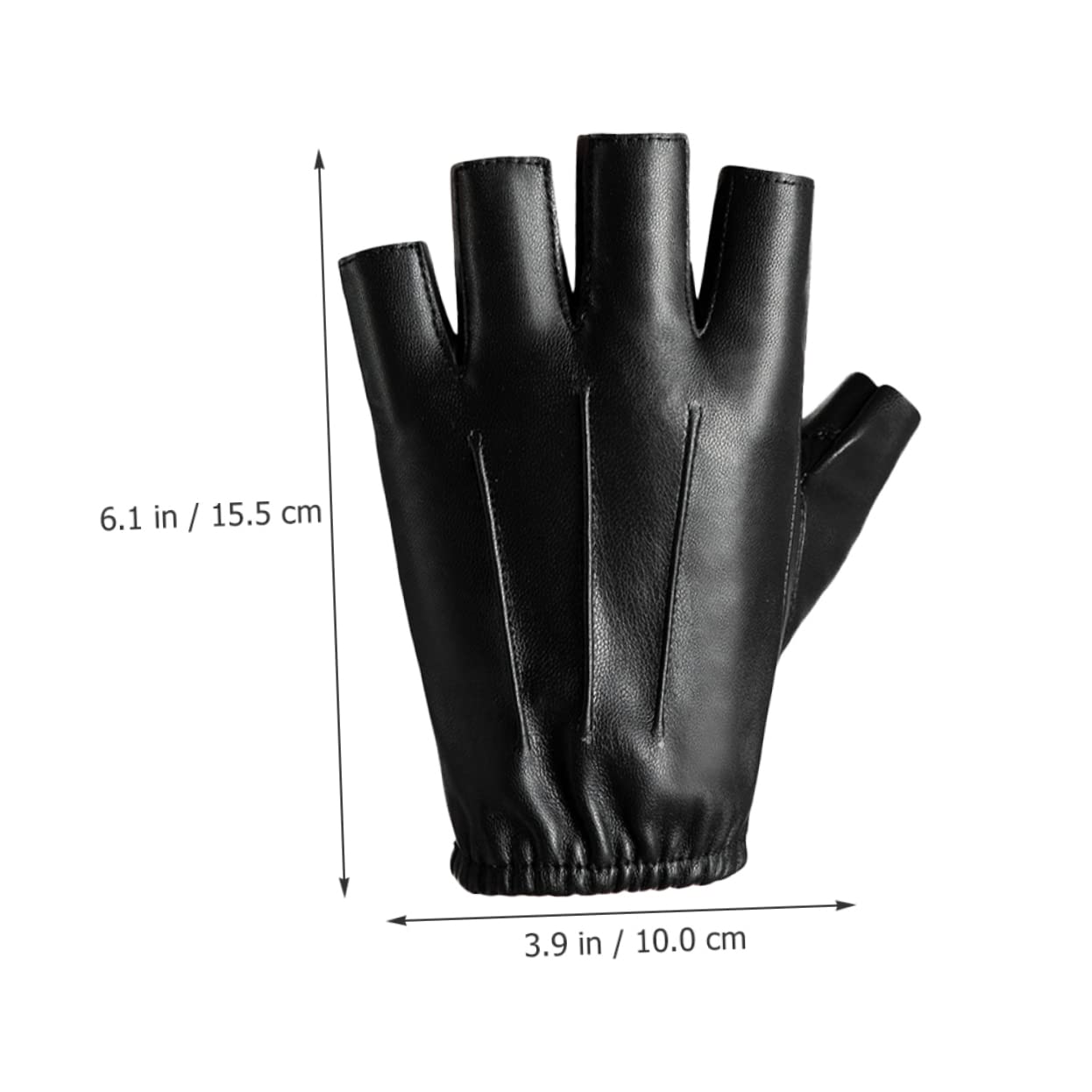 BESPORTBLE 5paia Guanti Da Bicicletta Mezze Ergonomici Pu Antiscivolo Per Attività Outdoor Per Ciclismo e Escursionismo Design Resistente All Usura Per Comfort e Sicurezza