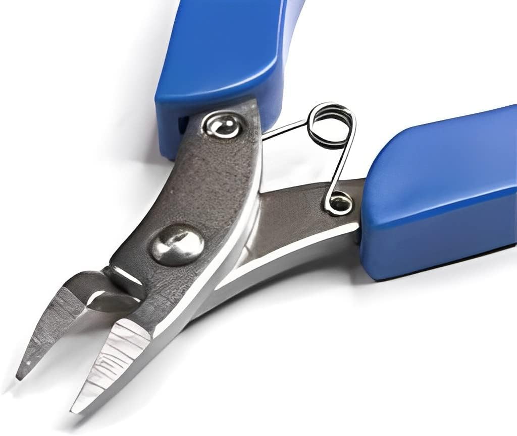 ATAR Wire Flush Cutters, Electronic Model Sprue Clippers, Ultra Sharp and Precision CR-V Side nippers, Ideal for Clean Cut and Precision Cutting Needs CraftTool ATSC1