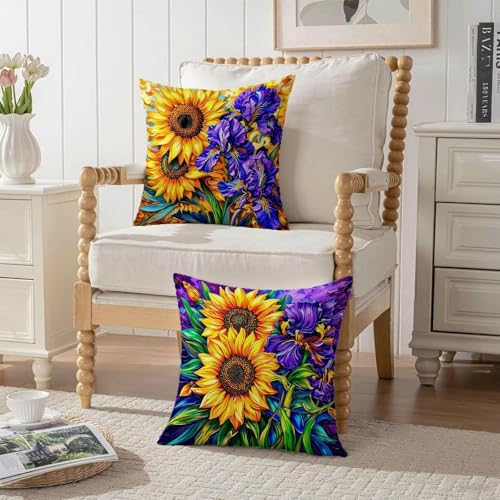 Housse de coussin imperméable 65x65cm avec zip invisible - 4