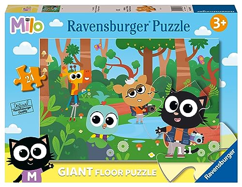 Ravensburger Milo 24 Piece Giant Floor Jigsaw Puzzle for Kids Age 3 Years Up, Multicoloured