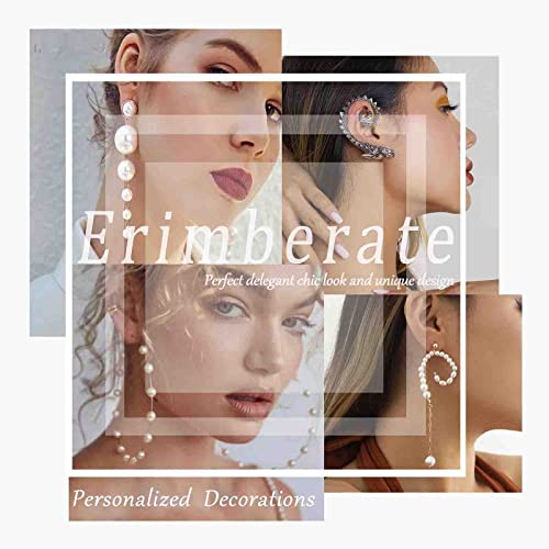 Erimberate Bohemian Star Stud Earrings Vintage Star Drop Earrings Silver Star Dangle Earrings Asymmetrical Earrings Jewelry For Women And Girls (Silver) #TOP6