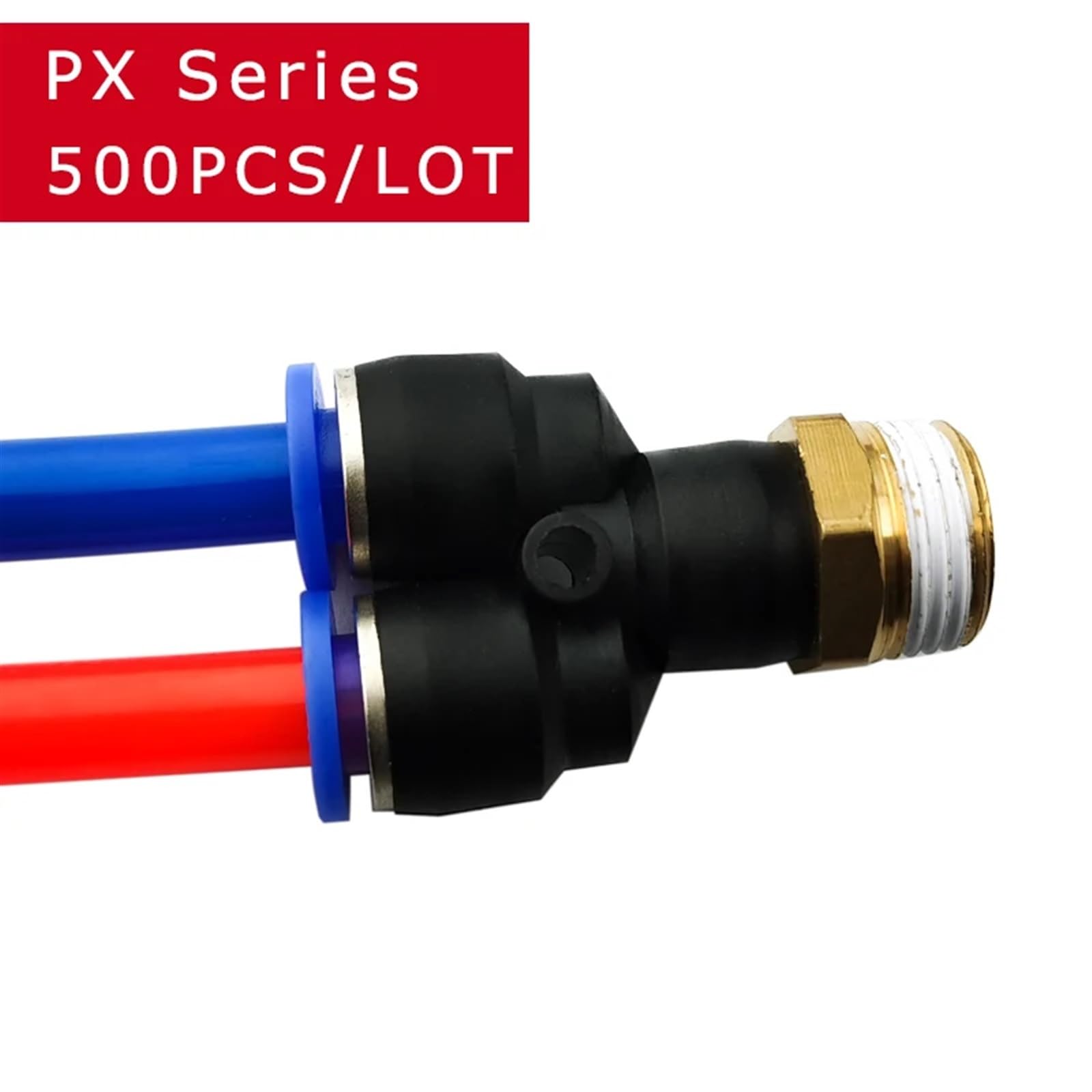 500PCS PX Typ Quick Release Schlauch Rapidities Rohr Messing Gas Anschluss Luft Pneumatische Fitting M5(PX6-01 (500PCS))