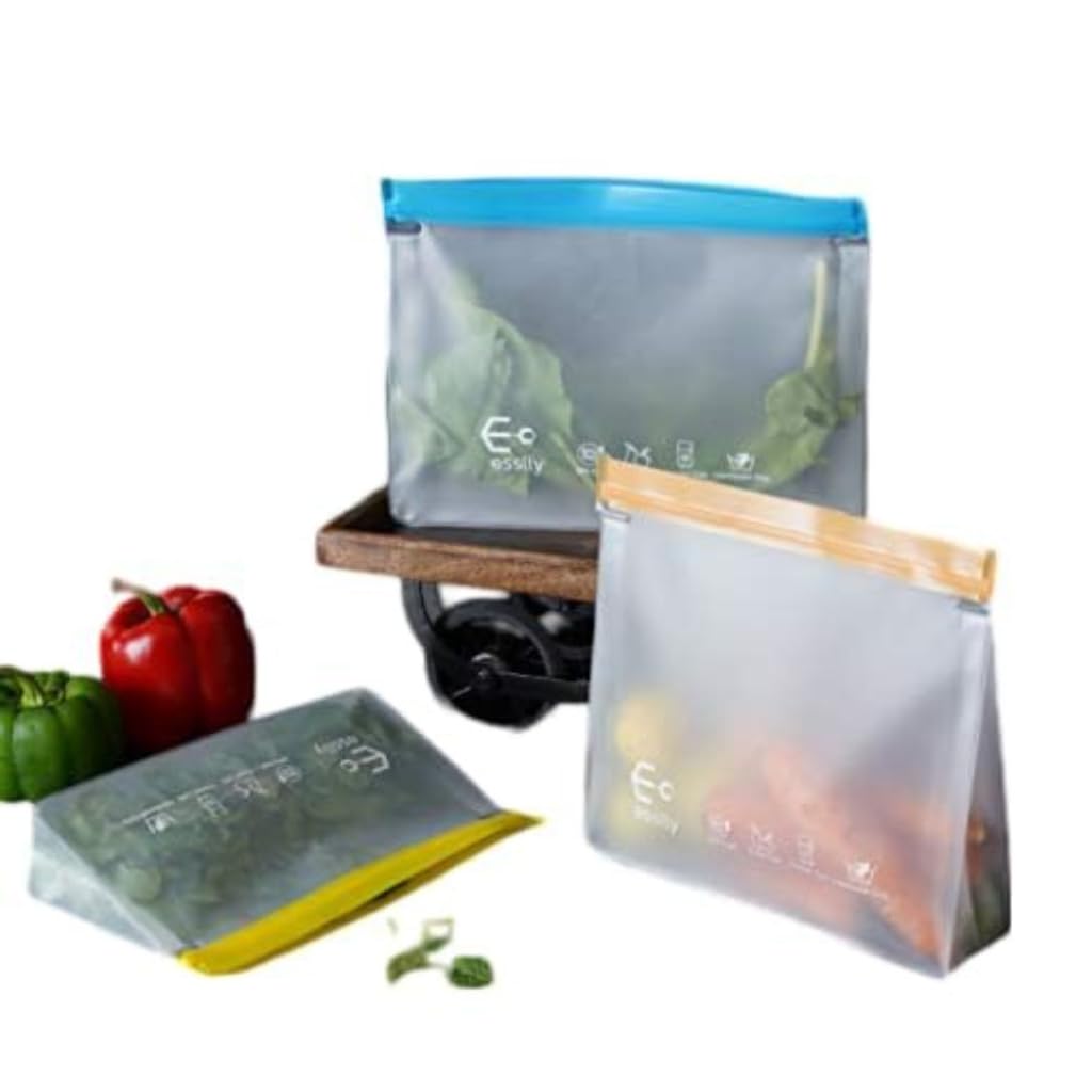 Veg Bags 12 Pack - Food Safe & Leakproof -1 Veg Bags 12 Pack - Food Safe & Leakproof -1
