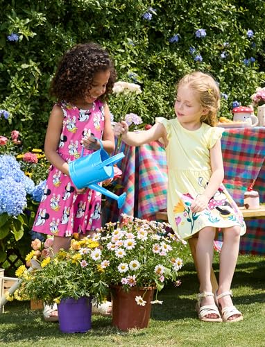 Image of Disney Frozen Elsa Princess Minnie Mouse Stitch Toddler Girl Dresses 2 Pack Short Ruffle Sleeve Costume Set Outfit 2-13 Years