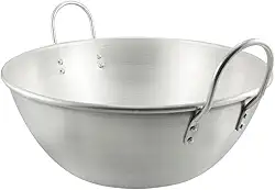 Tacho Panela Fritura Industrial Profissional Resturante Alumínio N° 30-6 Lts