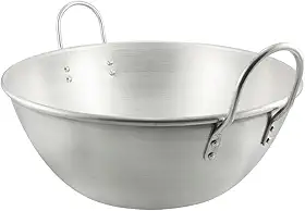 Tacho Panela Fritura Industrial Profissional Resturante Alumínio N° 30-6 Lts