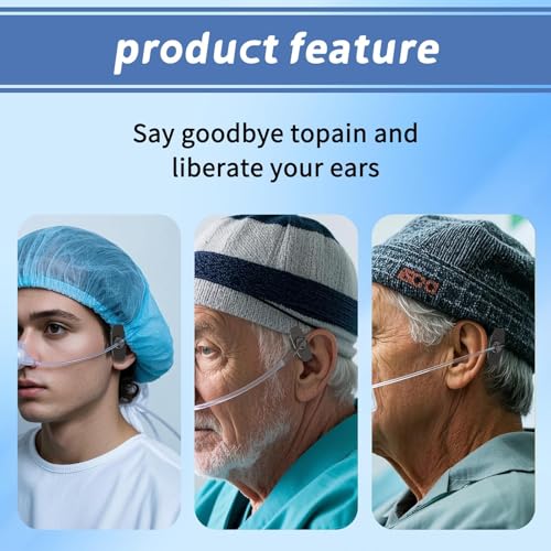 12 PCS Oxygen Tube Clips - Oxygen Accessories for Nasal Cannula, Ear Protectors & Retractable Oxygen tubing reels for Concentrator - Ideal for Oxygen Concentrator Machine & Portable Oxygen Machine - Thumbnail 3