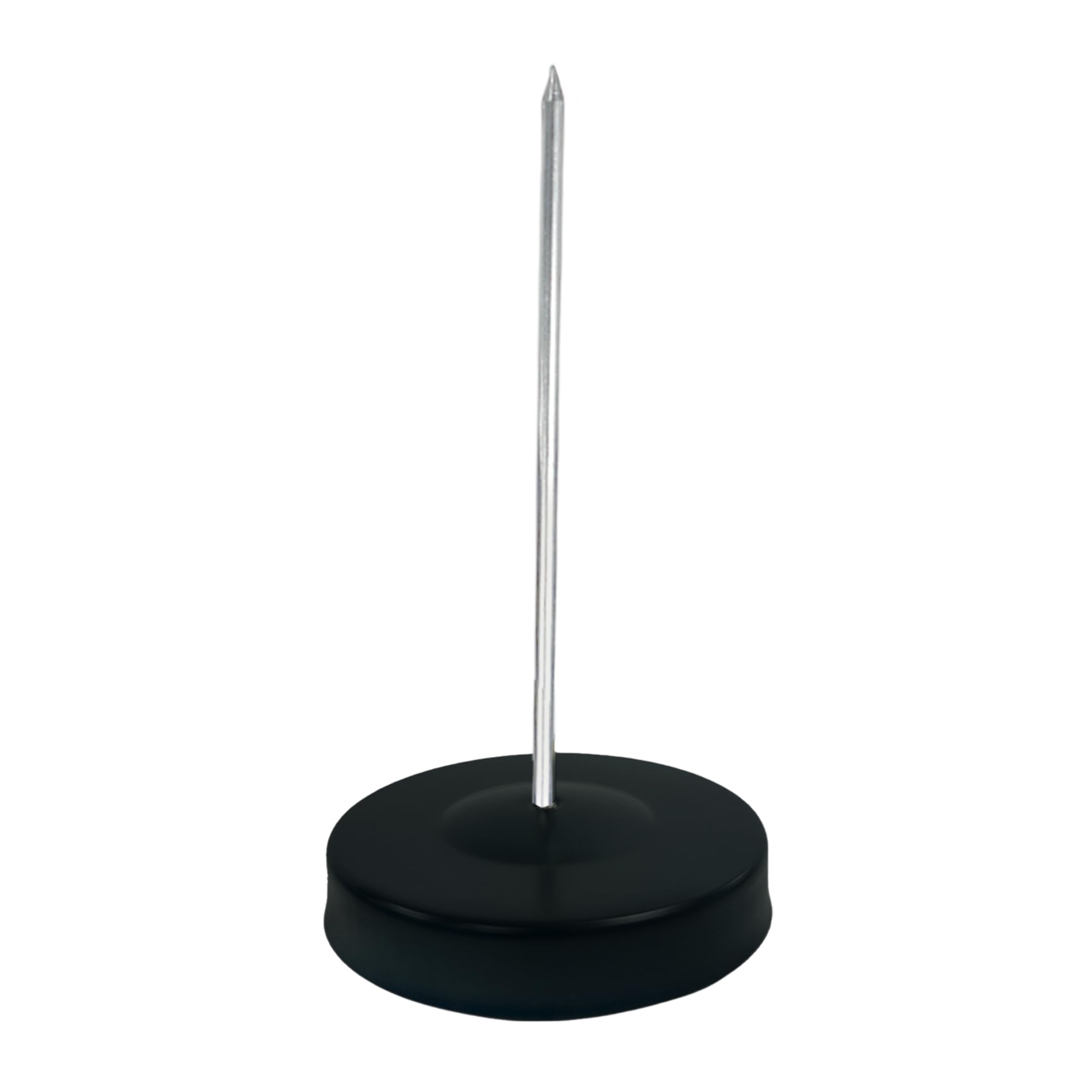 Paper Spike with Heavy Base and Rubber Safety Tip, 13cm Tall, for Bills, Receipts, Notes and Orders, Ideal for Home Office, Retail Shops, Restaurants and Bars
