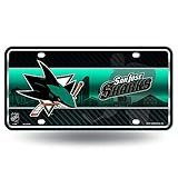 NHL San Jose Sharks Metal Auto Tag