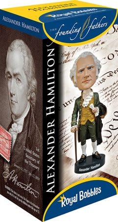 Royal Bobbles Alexander Hamilton Bobblehead, Premium Polyresin Lifelike Figure, Unique Serial Number, Exquisite Detail - Image 5