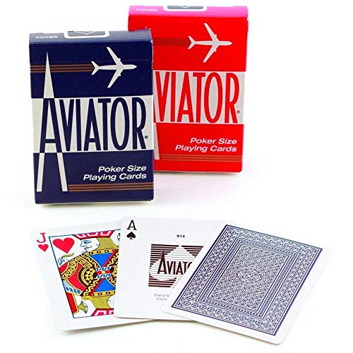 Aviator 12 Jeux Jumbo Index finie la fatigue visuelle avec 6 jeux rouges 6 bleus