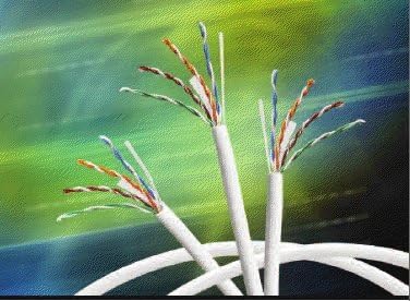 250 foot Reel Belden Cat 6 2412 009250 White Jacket Category 6 CMR Datatwist 4 Pair 23 AWG By Wire N Cable