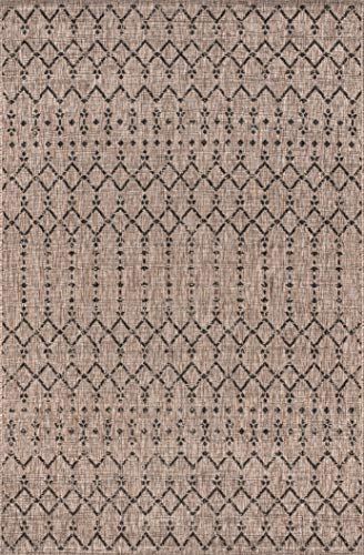 Jonathan Y SMB108D-8 Ourika Moroccan Geometric Textured Weave Indoor Outdoor Area R.U.G thumb #2