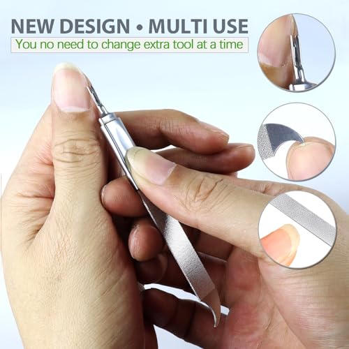 Limas de uñas para uñas naturales de doble cara, el kit de 2 piezas ideal para tu manicura 5