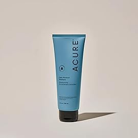 Acure Daily Workout Watermelon Shampoo - Lightweight Hydrating & Clarifying Shampoo for Women & Men w/Oily, Damaged Hair & Dry Scalp, Color Safe, Vegan, Paraben & Sulfate Free - 8 fl oz (2 Pack)