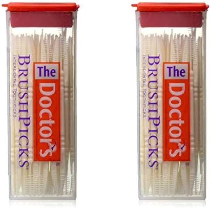 The Doctor's BrushPicks Interdental Toothpicks, 120-Picks per Pack (2-Pack)