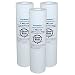 KleenWater KW2510SWHT Replacement High Temperature Polypropylene Filter Cartridges, Dirt Rust Sediment Filtration, No Scale Inhibitor, Set of 3