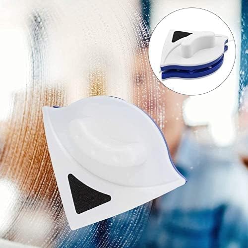 Lavavetri Magnetico per Vetri Pulitore per Finestre e Vetrine con Doppio Magnete per la Pulizia delle Porte